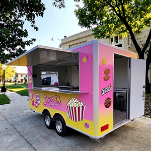 Mobile Snack Food Burger Street Fried Chicken Soft Serve Ice Cream Vendor Warmer Truck <b>Cart</b> Food Van Trailer - Product Image 1