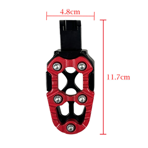 Motorfiets Voetsteunen Aluminiumlegering Antislip Achtervoetsteun Universeel 8 Kleuren Eenvoudig te installeren Off Road Dirt Bike Modificatie - Product Image 4