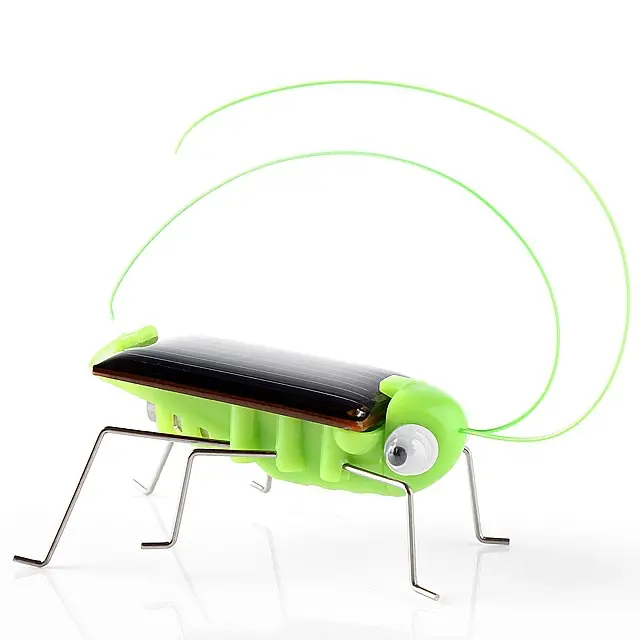 Игрушка-Кузнечик на солнечной энергии, игрушка-симулятор насекомых, подарок для мальчиков и девочек, техническая головоломка, научная и образовательная игрушка