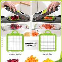 Multifunctionele keuken-groentesnijder, huishoudelijke snijmachine, komkommerreiniger, aardappelsnijder, -rasp