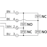 Capteur laser diffuseur LH41M350G4L-T4 avec suppression de l'arrière-plan, boîtier en zinc moulé sous pression
