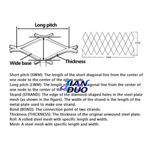 Malla Metálica Expandida con Orificios Pequeños, Paneles Decorativos de Malla Metálica Expandida de Aluminio, Malla Metálica Expandida para Parrilla de Barbacoa, en Oferta - Product Image 2