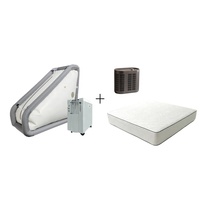 Système de récupération bien-être avec chambre à air douce et couverture de matelas à double zone de température à circulation d'eau pour soins quotidiens personnels