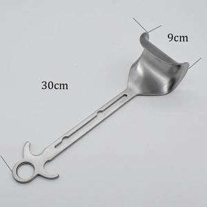 Manico ad anello 25cm in acciaio inox strumento ginecologico Kit chirurgico Richardson riavvolgitore - Product Image 6