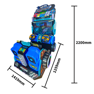 Simulador de conducción de coches de carreras para niños Máquina de juego automática Arcade Juegos que funcionan con monedas - Product Image 3