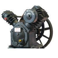 Compresor de Aire Industrial Tipo V, de Alta Resistencia, Lubricado con Aceite, Motor Eléctrico de Alta Presión, Sistema de Aire para Taller