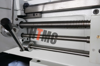 Tour horizontal HTMC C6136D, robuste, haute précision, multifonctionnel, pour le tournage des métaux, avec une largeur de banc de 312 mm