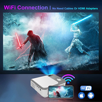 Cheerlux Wifi Android Movie Projector Full HD 1080p Support IOS Android Smartphone Ordinateur