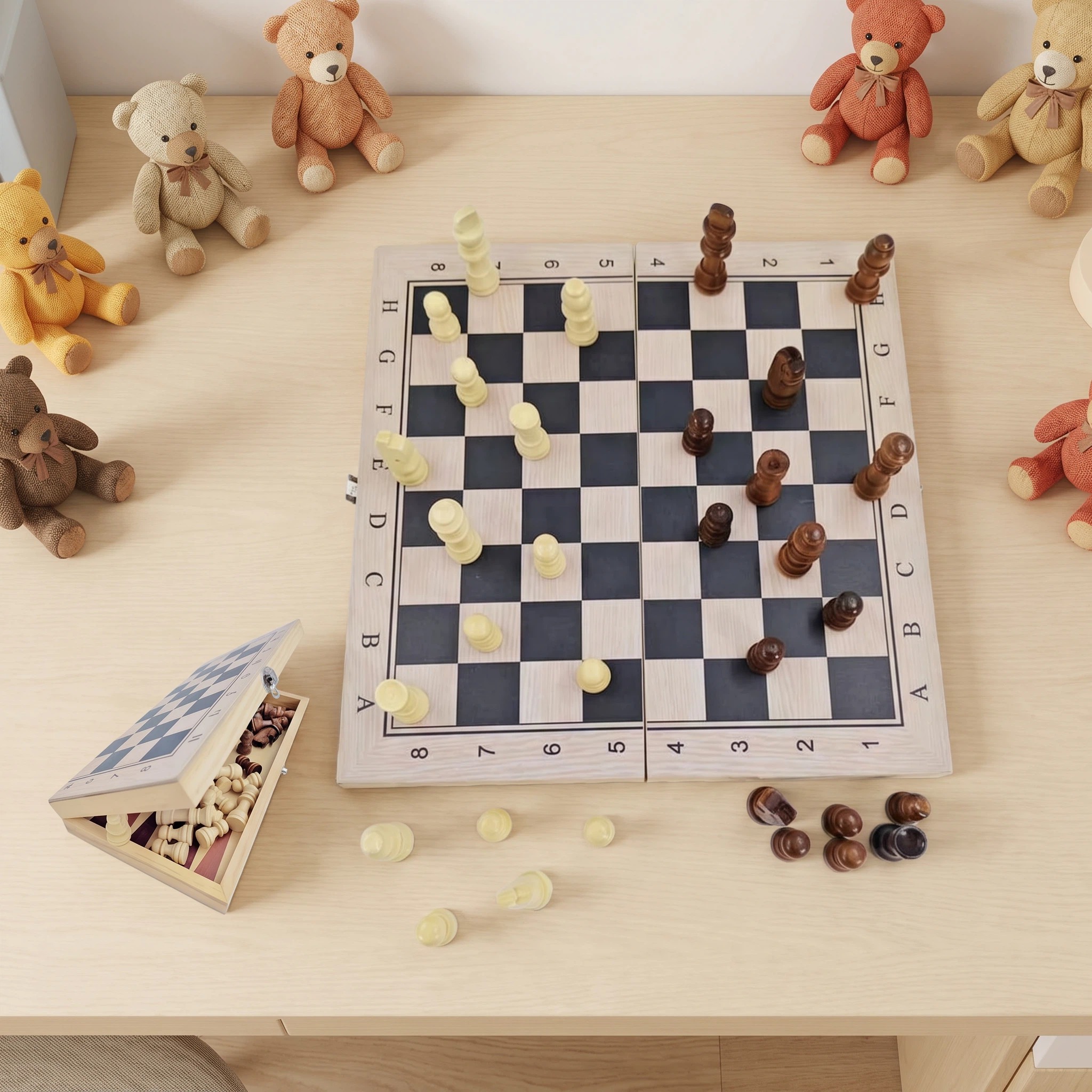 Jeu d'échecs pliable