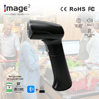 Escáner de Código de Barras Inalámbrico con Interfaz USB, Escaneo Rápido EAN13, Lector de Código de Barras Largo, Disponible en Stock para Tiendas, Supermercados y Almacenes