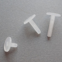 400 ensembles de rivets de fixation en plastique et nylon, écrous, vis, attaches pour panneaux ondulés, boutons de verrouillage, goujons, à torsion manuelle, écologiques