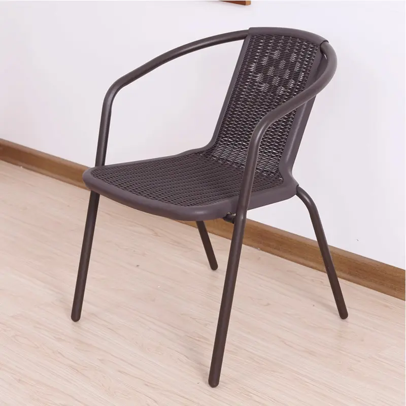 Silla pieghevole sedia comune stile struttura per esterni sedia sedia da giardino caratteristica plegabile plastica grande acciaio resistente bianco