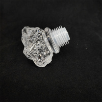 Fabricants vente en gros bouchon de bouteille en cristal en forme de bouchon de bouteille en verre bouchon de vin diverses formes logo personnalisé