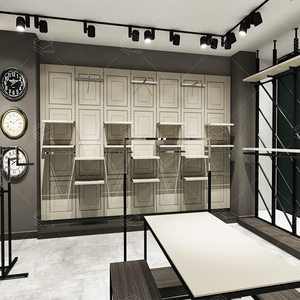 Bán Lẻ Showroom Dễ Dàng Lắp Ráp Thiết Kế Đồ Nội Thất Cho Cửa Hàng Quần Áo - Product Image 4