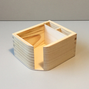 Rustieke Tafelgerei Organizer Houten Bestekhouder Met Servet Papieren Lade - Product Image 4