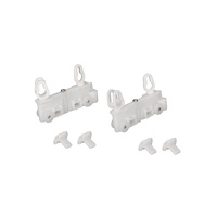 Support de rail de rideau motorisé et manuel, pour rideaux à plis ondulés (S-Wave) et glisseurs de rideaux standard, sans interstice lumineux - Vente en gros