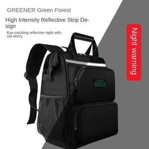 Sac à dos multifonctionnel personnalisé pour hommes, en toile durable, kits d'installation pour électriciens, fermeture éclair, sac à usage spécial - Product Image 4