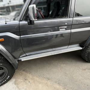 Estribos Laterales de Aleación de Aluminio para Toyota <span class=keywords><strong>Land</strong></span> <span class=keywords><strong>Cruiser</strong></span> Serie 70 LC76, <span class=keywords><strong>Doble</strong></span> <span class=keywords><strong>Cabina</strong></span>, 1 Par, Fácil Instalación - Product Image 2