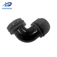 ROHS M32 Long Fil Étanche Cordgrip IP68 À Angle Droit 90 Degrés En Plastique Coude Presse-étoupe