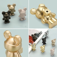 Ours personnalité nouveau produit mignon dessin animé bouton de porte pour armoires de cuisine commodes chambres gymnases-pour chambres d'enfants
