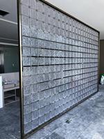 Blocs décoratifs suspendus en verre cristal de luxe pour hall d'hôtel haut de gamme et décoration intérieure