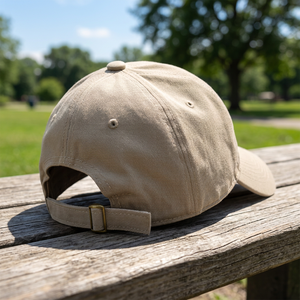Casquette de baseball sportive personnalisée à 6 panneaux en polyester avec broderie de lettres, ajustable, unisexe, style « Dad Hat », fabricant OEM ODM à marque privée - Product Image 3
