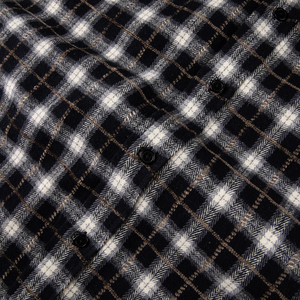 Camicie e Giacche Trapuntate in Flanella <span class=keywords><strong>Bianca</strong></span> e Nera Personalizzate per Uomo con Imbottitura in Pile, Taglie Grandi, Maniche Lunghe, Abbigliamento Casual Autunnale - Product Image 6