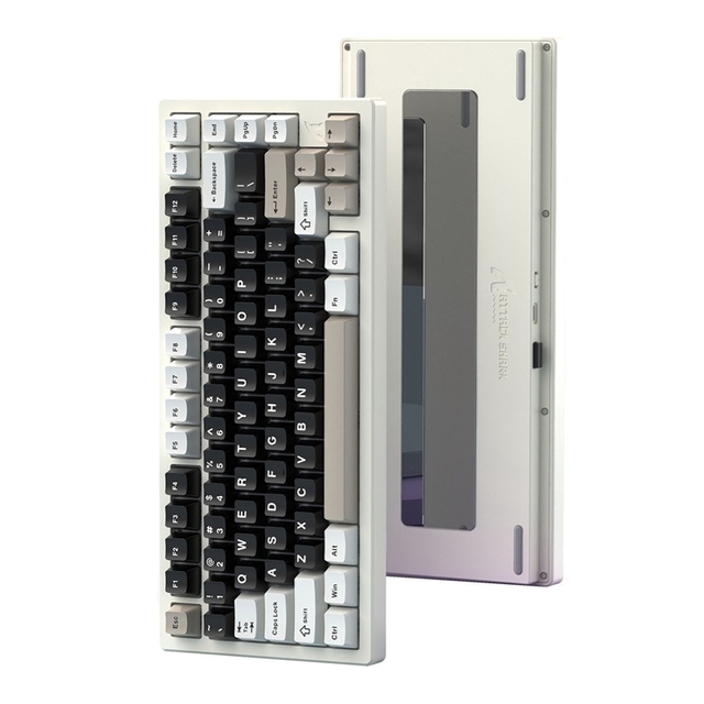 Attack Shark X75 Aluminum Mechanical Keyboard Customized RGB Three Mode Pure CNC Mechanical Keyboard