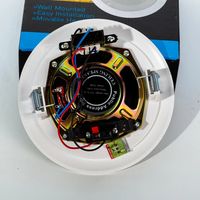 OEM/KACAUDIO 515B-2 Altavoces de Techo Profesionales de 5 Pulgadas y 5W para Sistema de Sonido Ambiental, Line Array Pasivo de Dos Vías, para Cine en Casa