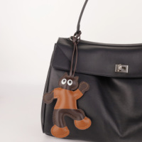 Breloque de sac animale de dessin animé unique, accessoire de décoration tendance pour toutes les occasions, ornements pour sac à main, sac à dos, bagages