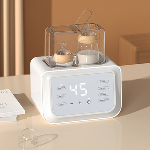 Chauffe-<span class=keywords><strong>biberon</strong></span> compact multifonction CHOC CHICK à double bouteille, sans BPA, 220V, pour la préparation du lait pour nouveau-nés - Product Image 1