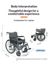 Fauteuil roulant de toilette pliable pour personnes âgées, utilisation à domicile, chaise commode portable, capacité de charge de 100 kg