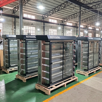 Four à rôtir commercial électrique pour poulets, 9 broches rotatives, en acier inoxydable, 18400W, mode économie d'énergie haute puissance pour
