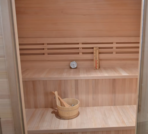 Sauna traditionnel en bois pour 3 personnes, pour la maison, le <span class=keywords><strong>spa</strong></span>, le bien-être et la relaxation - Product Image 4