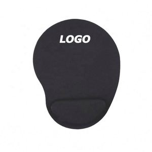 Thickened Pure Color Mouse <b>Pad</b> with Soft EVA Foam & Wrist Support - Comfortable & Durable Non-Slip Desk Mat for Office & Gaming - Product Image 1