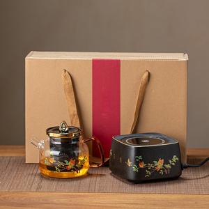 600W chauffage électrique poêle cuisinière chaude plaque intelligente théière chaude chauffage four chaudière à eau multicuiseur poêle à thé en bois 220V - Product Image 5