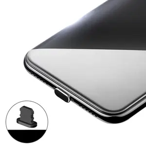 Lot de 14 bouchons anti-poussière pour port de charge de téléphone portable avec brosse de nettoyage pour iPhone 14 13 12 Pro Max Plus Samsung <span class=keywords><strong>Xiaomi</strong></span> IOS - Product Image 6