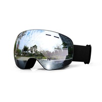 Masques de ski et de snowboard Ride Wind TPU pour hommes/femmes/jeunes, protection UV OTG, anti-buée, lentille cylindrique, lot de 2
