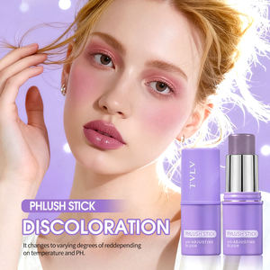 Custom High Quality Long Lasting Waterproof Brightening Makeup Mini Cute Color Changing <b>Blush</b> Cream Stick - Product Image 6