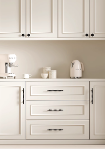 Hot Bán Ban Đầu Rắn Tủ Bếp Cửa Màu Đen Xử Lý Brass Xử Lý Cho Đồ Nội Thất Tủ Tủ - Product Image 5