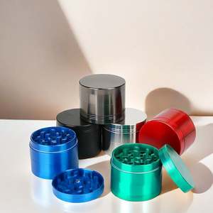 Superior Metal Zinc Alloy 50mm 4 Layers Herb Grinder Factory Custom <b>Smoking</b> Herb Grinder for Sale - Product Image 6