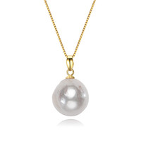 Collier de perles baroques de 12-13mm edison en forme de noyau nacré, multicolore, de culture d'eau douce, d'eau douce, véritable