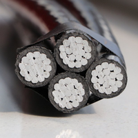 Câble Aérien Isolé Résistant aux Intempéries, Conducteur en Aluminium Multibrins pour la Déploiement en Hors Réseau