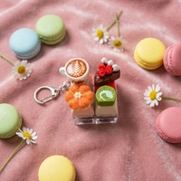 Porte-clés personnalisé Chrismars Fidget Clicker, breloques en résine, vente en gros, usine chinoise, faible MOQ, clé mécanique Fidget Toy Anime Clicker