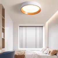 Plafonnier LED rond plat et fin en fer et acrylique, moderne, pour chambre à coucher, salon, vente en gros d'usine, pour centre commercial