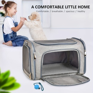 Haustiertransporttasche Bestseller Hochwertige Langlebige Erweiterbare Fluggesellschaft-Zugelassene Katzentasche Tiertransportkäfig für Reisen - Product Image 4