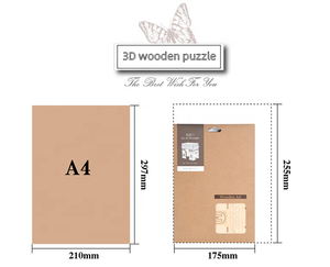 Grosir Pabrik Disesuaikan Murah 3d Perahu Kayu Model Puzzle ODM OEM Baru DIY Model Kayu Puzzle Set Anak-anak Kerajinan Mainan - Product Image 5