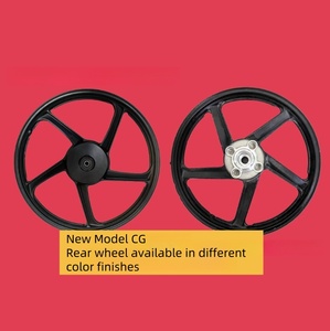 Jantes de moto CG125 Supermoto 1.4*18/1.6*17 en alliage d'aluminium, état neuf, autres systèmes de carrosserie - Product Image 4