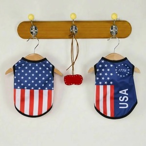 ZHONGYA Chaleco de Verano Transpirable de Poliéster para Perros y Gatos, Diseño Clásico y Lindo, Día de la Independencia de EE. UU. - Product Image 6