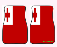 Tapis de sol de voiture avec drapeau des Tonga, tapis de sol de voiture antidérapants, accessoires automobiles universels, accessoires de voiture pour camion